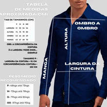 Men Shirts - 藏蓝色 - 查看 4