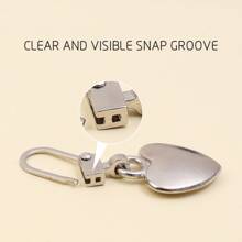 Sewing Love Detachable Zipper Piece Fashion Novel Practical Convenient Strong Art Crafts Accessories Clothing Schoolbag Suitcase - Multicolor - View 5