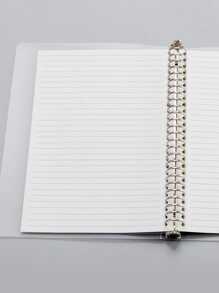 1 Pieza de cuaderno tipo Carpeta libreta con pasta transparente de raya resistente - transparente - Ver 6