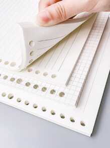 1 Pieza de cuaderno tipo Carpeta libreta con pasta transparente de raya resistente - transparente - Ver 5