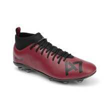 Men Football Shoes - 酒紅色 - 查看 2