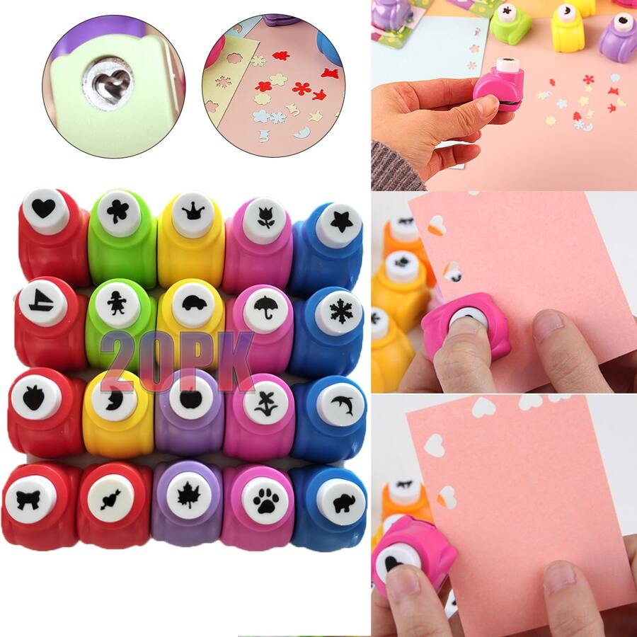 Mini Perforadoras Para Papel De Figuras Pack 20 Diferentes Herramienta Mini Para Cortar Papel Y Flores Prensadas, Adecuada Para Manualidades Y Corte De Papel Diy