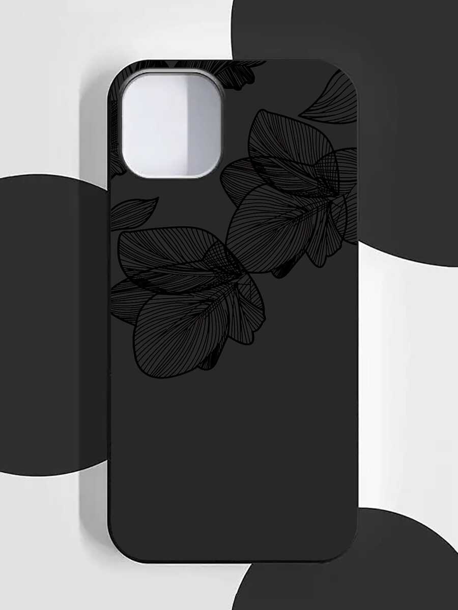 黑色手機殼,適用於多種蘋果和三星機型 - 黑色 - 查看 1