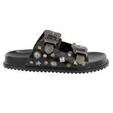 Women Flat Sandals - 黑色 - 查看 3
