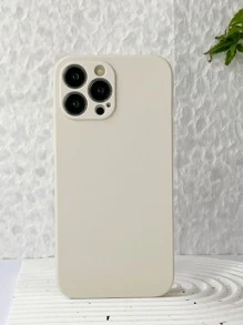 1pc Anti-Drop Solid Color TPU Phone Case With Raised Camera Lens Protection - Compatible With Apple 11/12/13/14/15 Pro Max, S22/23/24+, OPPO, VIVO, Redmi Note 13 Pro/13C, HONOR 70/90/X7/X8/X9/X6AB, NOVA 3/4/5/6/7/8/9/10/11 SE And Other Compatible Models Waterproof Shockproof Scratch Resistant