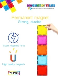 兒童磁性積木套裝,磁性積木玩具,風車創意系列磁性積木套裝,堆疊積木,益智早期玩具,適合男孩女孩聖誕節、新年禮物,3 歲及以上 - 彩色 - 查看 4