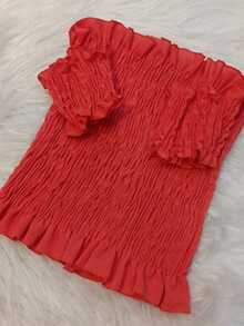 Women Tank Tops & Camis - 橘色 - 查看 2