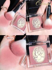 COLORROSE Shimmering Blush Powder, Luminous Pearl Finish, Lightweight And Smooth, Combines Blush And Highlighter For A Refined Complexion Makeup - 1022咖豆沙 - 查看 9