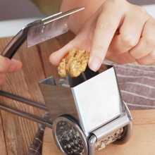 3-in-1 All Stainless Steel Cheese Rotary Grater