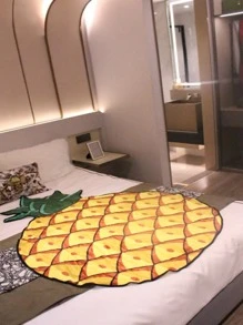 1個法蘭絨數字印花毛毯,適用於床上,辦公室午睡,加厚保暖空調毛毯,午睡毛毯,沙發毛毯,超柔軟皮膚友好類毛毯 - 彩色 - 查看 4