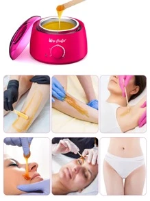 1pc Wax Heater Kit For Hair Removal With Large Capacity Wax Warmer Machine, Unisex