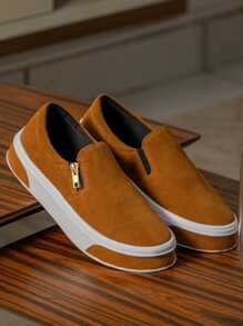 GuGi Women Casual Shoes - 駝色 - 查看 3