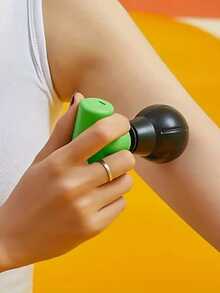 Mini Portable Rechargeable Massage Gun Electric Muscle Massager Shoulder Neck Arm Relaxation Fitness Athletes Runners - Black - View 4