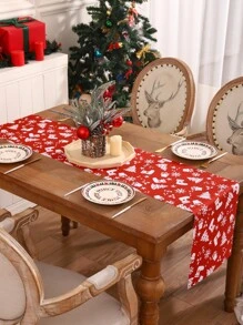 Kerstmis Tafellopers - Wit - Bekijken 7
