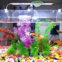 Plantes décoratives artificielles pour aquarium de 14 cm, herbes aquatiques, ornement, plante aquatique, décorations de jardin pour aquarium, 2 types, haute simulation, décorations anti-ternissement, fausses herbes aquatiques pour la décoration de la maison