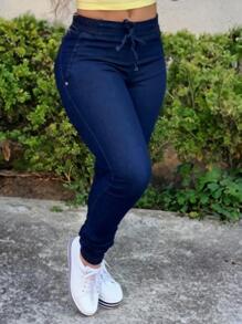 Everest Model Women Jeans - 藏蓝色 - 查看 1