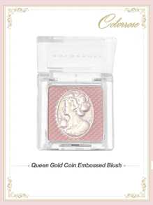 COLORROSE Shimmering Blush Powder, Luminous Pearl Glow, Lightweight And Smooth, Combines Blush And Highlighter For A Refined Complexion Makeup - 1019 hoa diên vĩ màu tím - Xem 4