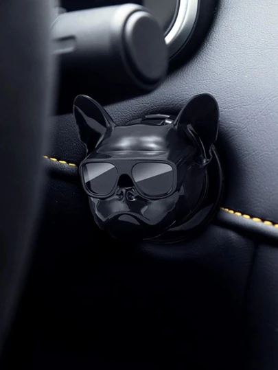 1入組汽車發動機啟動按鈕裝飾蓋，一鍵啟動改裝蓋，點火開關保護蓋，適用於所有車型的內飾啟動環