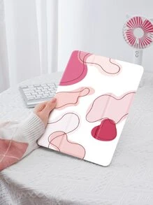 简约彩色保护套，适用于带笔架的 iPad，支持自动睡眠/唤醒盖 - 彩色 - 查看 3