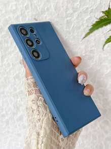 1 ốp lưng điện thoại TPU màu trơn chống rơi vỡ, có phần bảo vệ camera nhô cao, tương thích với iPhone, , , 11/12/13/14/15 ProMax, S22/23/24+, UA04/A05/A14/A15/A24/A25/A34/A54S, , OPPO, VIVO, Redmi Note13 Pro/13c/A3. Chống nước, chống sốc, chống trầy xước, phiên bản quốc tế, không phải phiên bản nội địa. - Màu xanh bụi bặm - Xem 1