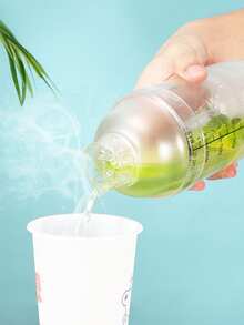 1pc Cocktail Shaker Handmade Lemon Tea Tool Set With Shaker, Milk Tea Shop Hand Shaking Pot - Multicolor - View 10