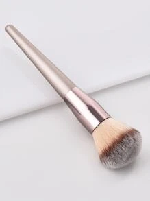 1 pieza/Lote Pincel de maquillaje color champán para polvo suelto, rubor, corrector, sombra de ojos, iluminador, multifuncional, un gran regalo - Champán - Ver 3