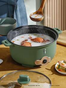 Double-layer Electric Rice Cooker Multi-function Electric Cooking Pot - Green - View 11