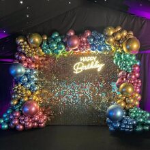 10Pcs 12Inch Color Chrome Metal Round Latex Balloons For Wedding Birthday Anniversary Party Decoration - Gold - View 6