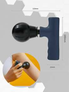 Mini Portable Rechargeable Massage Gun Electric Muscle Massager Shoulder Neck Arm Relaxation Fitness Athletes Runners - Black - View 5