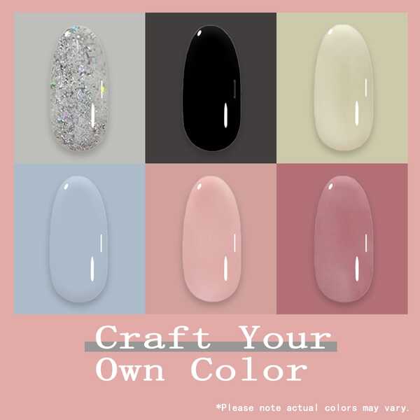 Nail Gel Polish 2023 New Set With Semitransparent Color, Ice