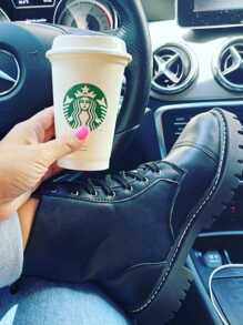 Women Fashion Boots - màu đen - Xem 1