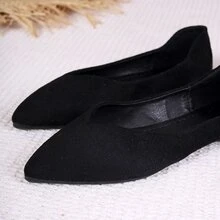 Zapatos sin cordones con empeine negros - Negro - Ver 2