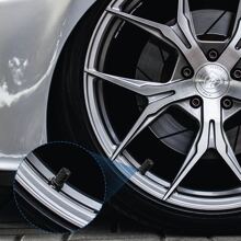 鋁輪胎閥門莖,金屬帶橡膠圓環,防塵套通用適合適用於汽車,,自行車和自行車,卡車,摩托車金屬 - 黑色 - 查看 6