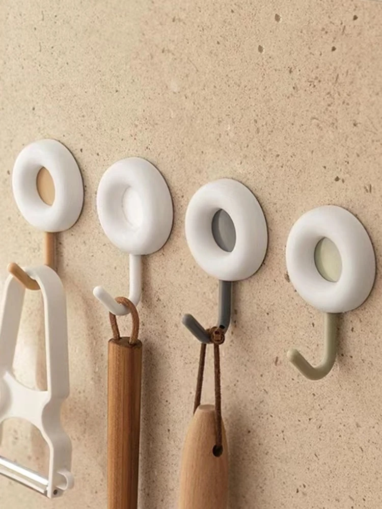 8 Ganci Adesivi Trasparenti E Impermeabili Per Bagno E Cucina – Resistenti, Senza Foratura, Per Appendere Asciugamani E Doccia