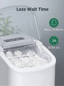 Mini hielera portátil  de plástico - Multicolor - Ver 3