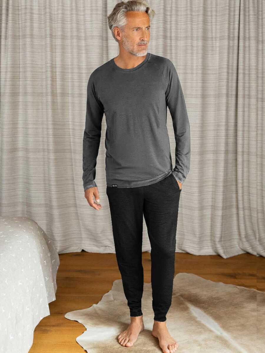 Men Two-piece Outfits - Xám - Xem 1