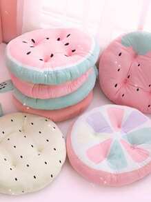 Cojín Redondo Suave Y Lindo - motivo de manzana - Ver 1