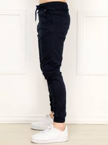 Men Pants - 藏蓝色 - 查看 3