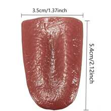 1pc Simulation Tongue Stage Props Tricky Magic Tongue - Red - View 3