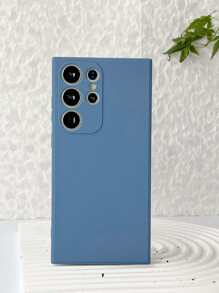 1 ốp lưng điện thoại TPU màu trơn chống rơi vỡ, có phần bảo vệ camera nhô cao, tương thích với iPhone, , , 11/12/13/14/15 ProMax, S22/23/24+, UA04/A05/A14/A15/A24/A25/A34/A54S, , OPPO, VIVO, Redmi Note13 Pro/13c/A3. Chống nước, chống sốc, chống trầy xước, phiên bản quốc tế, không phải phiên bản nội địa. - Màu xanh bụi bặm - Xem 4