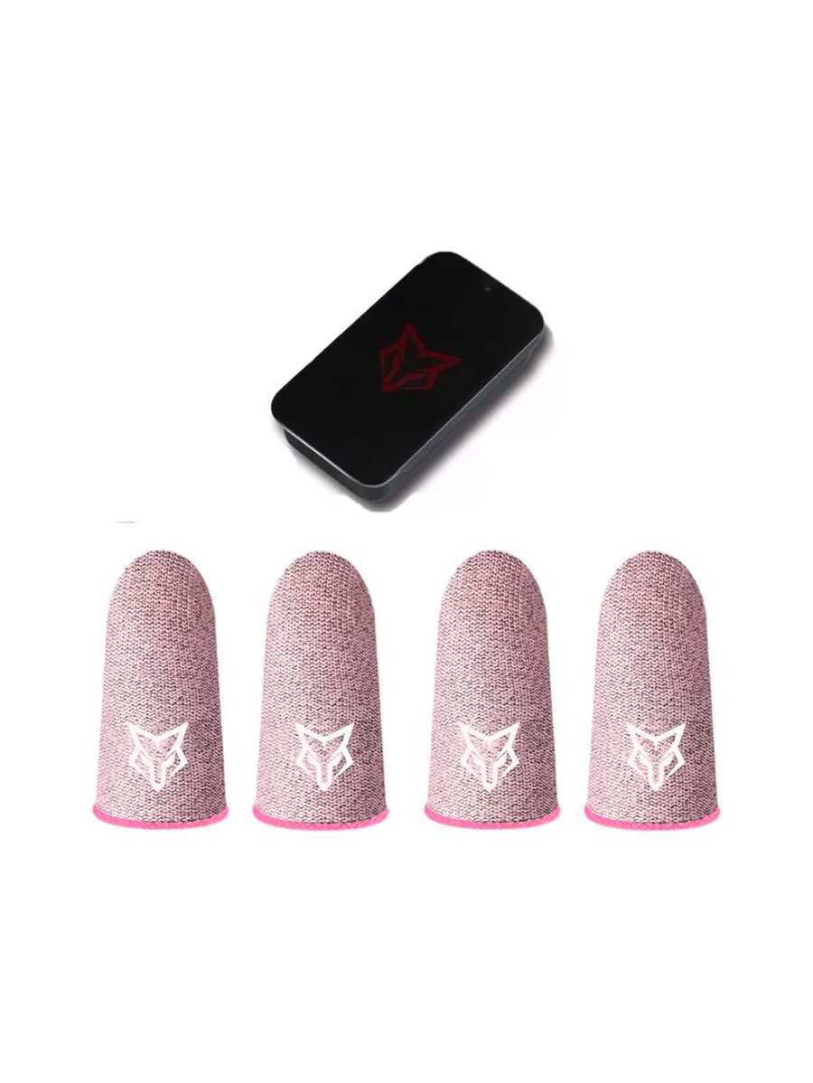 Dedales Gamer Guantes Para Dedos Sarafox V7 Profesional 4pza - Rosa - Ver 1