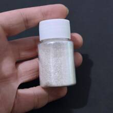 200 目超闪亮水晶钻白色珍珠粉树脂染料偏光粉云母珍珠颜料肥皂树脂珠宝制作颜色 DIY 指甲饰品指甲宝石指甲用品 - 杏色 - 查看 6