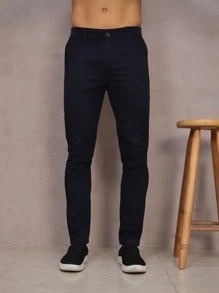 Men Jeans - 藍色 - 查看 1