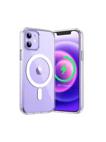 Transparent Rigid Case With Magnetic Ring For IPhone Cell Phones - iPhone 12 Mini - 查看 1