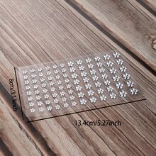 2 Piezas Accesorios De Joyería De Bricolaje Con Diamantes De Cristal Brillante Rhinestone - Blanco - Ver 2