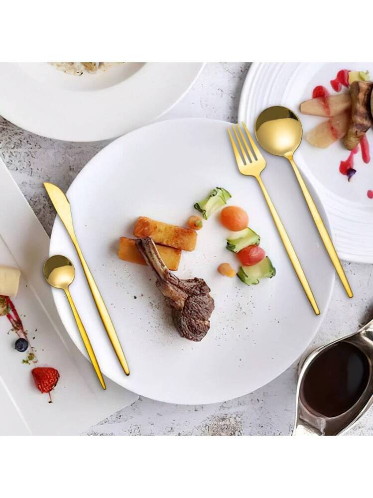 Posate da insalata in acciaio inox - Beige chiaro - HOME | H&M IT