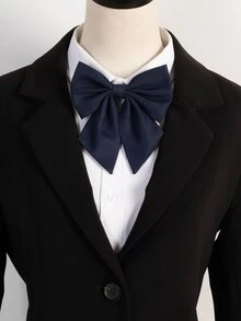 1 Pieza Corbata De Lazo Sólido En Estilo De Colegiala Japonesa Para Fiesta - Multicolor - Ver 2