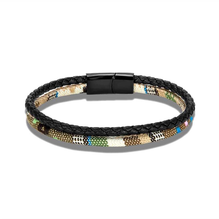 卡其色顏色手環 - 卡其色 - 查看 1