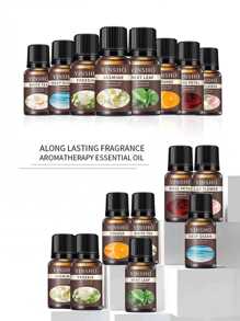 2pcs 10ml Essential Oil, Halloween Gift, Home Fragrance Diffuser, Aroma Stone, Candle, Incense Burner, Humidifier, Car Diffuser, Refill Oil - Army Green - View 5