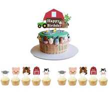 31pcs Farm Themed Birthday Party Supplies - Multicolor - View 6